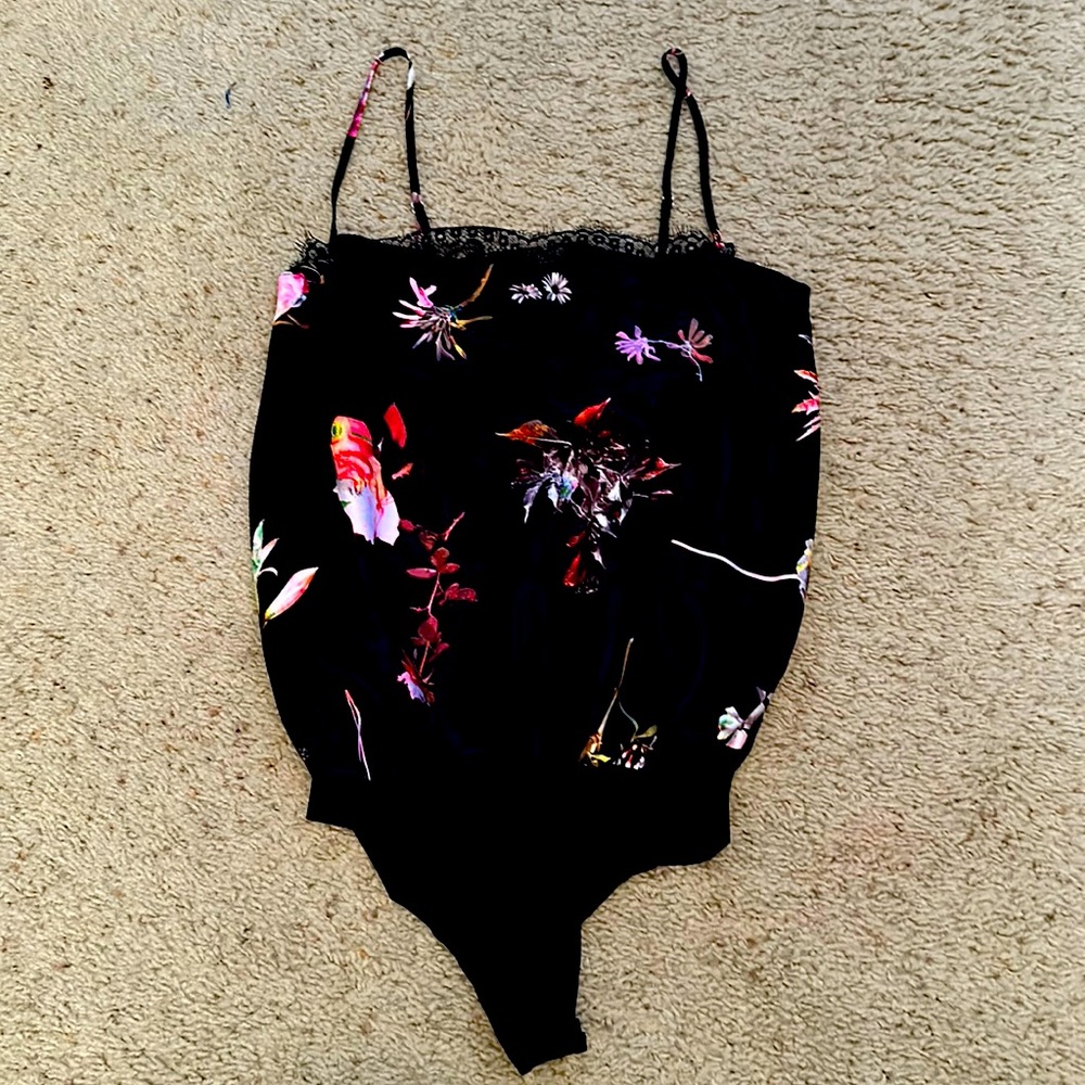 Bodysuit with back cut out